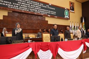 Suasana rapat paripurna DPRD Kalimantan Timur (Foto: Humas DPRD Kaltim).
