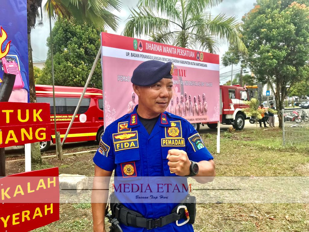 Kepala BPBD Kukar, Fida Hurasani. (Indah, Mediaetam.com)