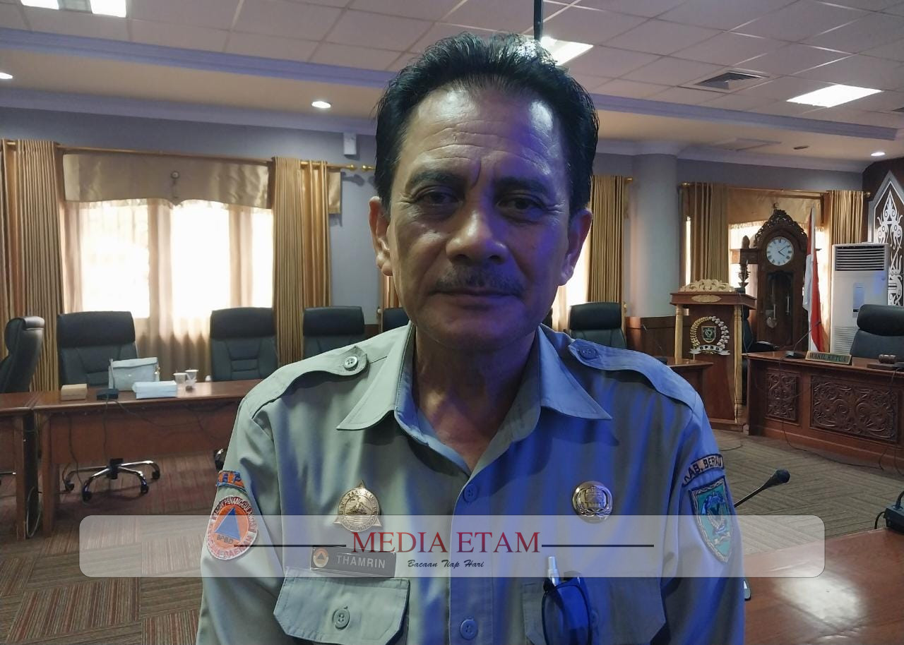 Ketua BPBD Berau Thamrin. [Elton Wada / Mediaetam.com]