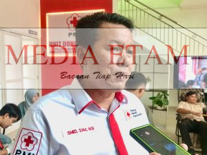 Ketua PMI Kukar, Ismed (Indah, Mediaetam.com)