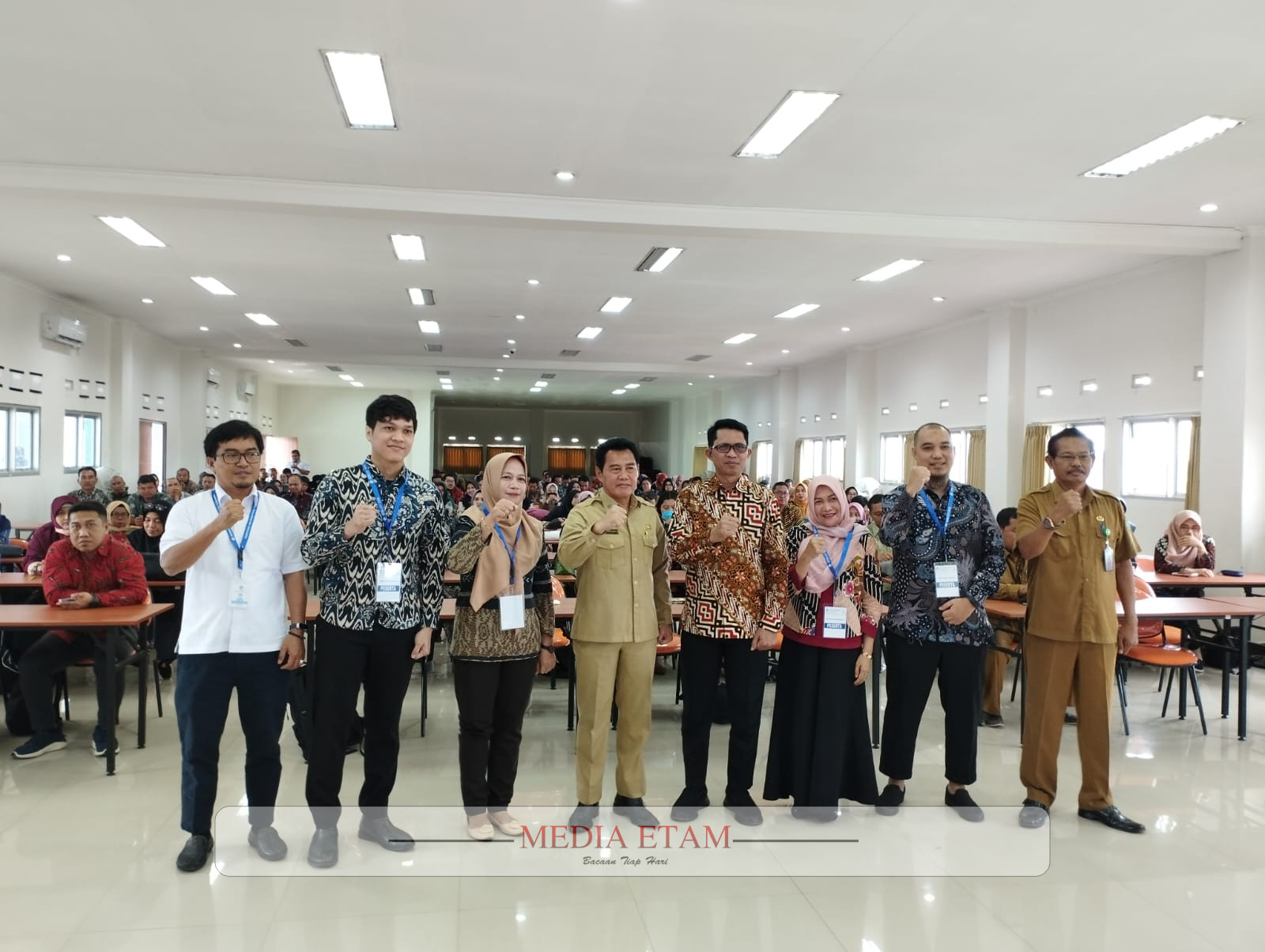 Pelatihan GTA DTS di SMPN 1 Tenggarong. (Indah, Mediaetam.com)