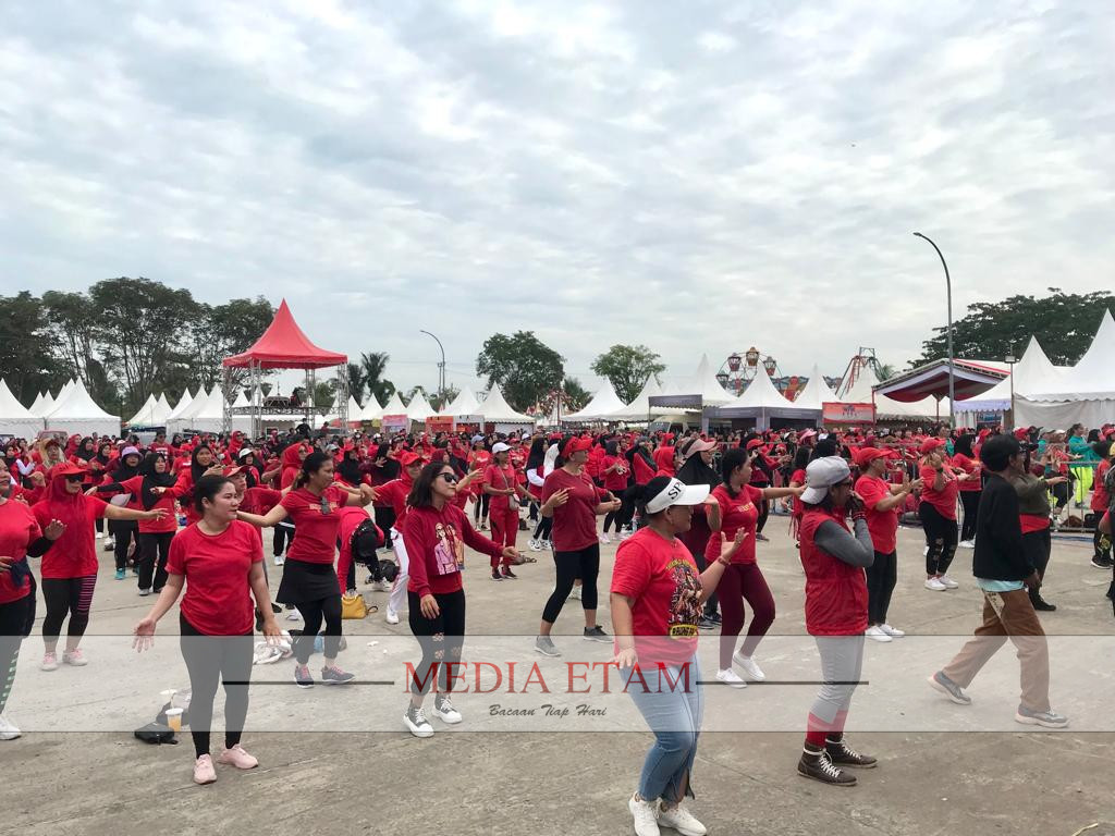 Pembukaan HKG PKK KE-51 Tingkat Provinsi Kaltim di Kukar. (Indah, Mediaetam.com)