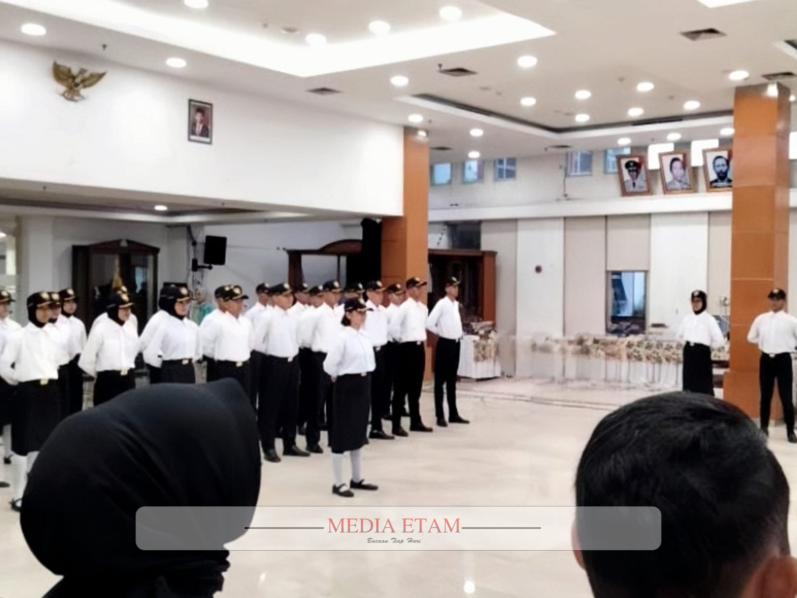 35 Pelajar di Kukar Ikuti Pusdiklat Paskibraka 2023. (Indah, Mediaetam.com)