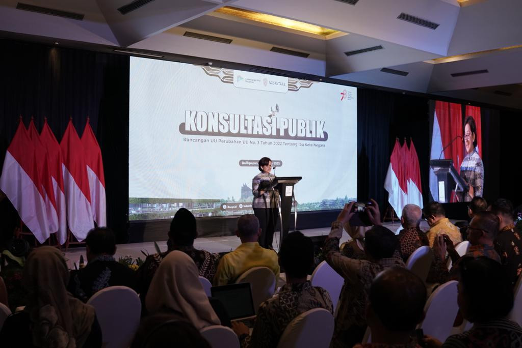 Acara Konsultasi Publik, yang turut membahas masyarakat lokal di IKN (dokumen Humas Badan Otorita IKN)