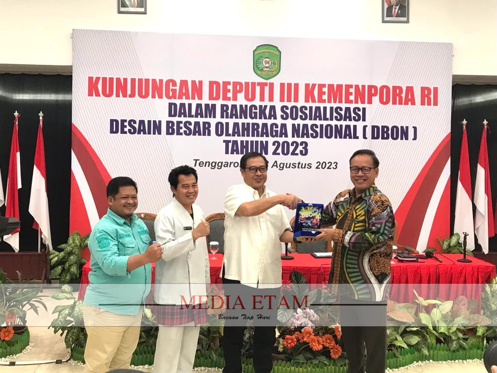 Ancang-Ancang Target Olimpiade, Kunjungan Deputi III Kemenpora dalam Sosialisasi DBON 2023. (Indah, Mediaetam.com)