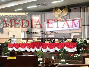 Penyampaian Rancangan Perubahan KUA dan Perubahan PPAS Kabupaten Kukar 2023. (Indah, Mediaetam.com)