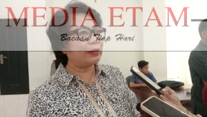 Foto : Veridiana Huraq Ketua Komisi III DPRD Saat diminta Pendapatnya terkait RDP bersama Dinas PUPR-PERA Kaltim (Mujahid ,Mediaetam.com