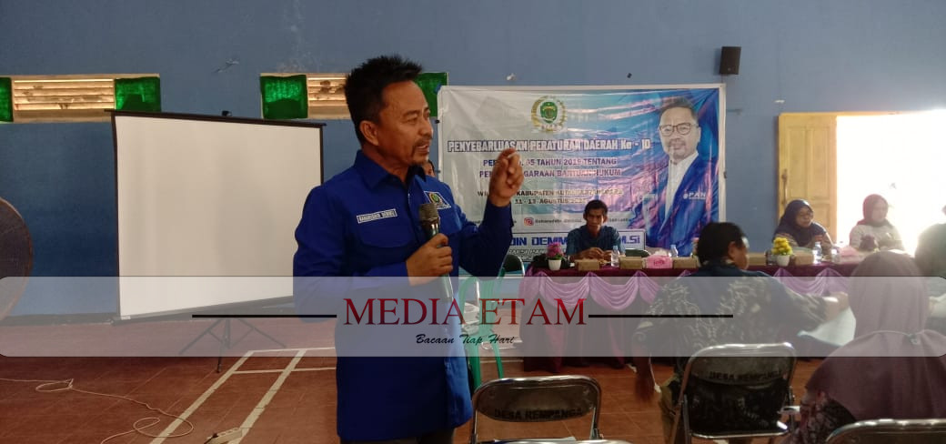 Foto : Baharuddin Demmu Ketua Komisi I DPRD Kaltim (Mujahid ,Mediaetam.com)