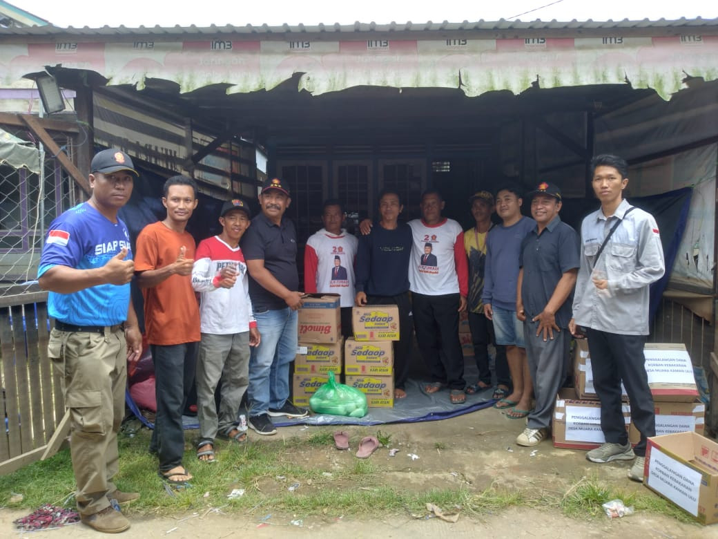 Tim bantuan dari Wakil Ketua DPRD Kukar, Alif Turiadi. (Istimewa)