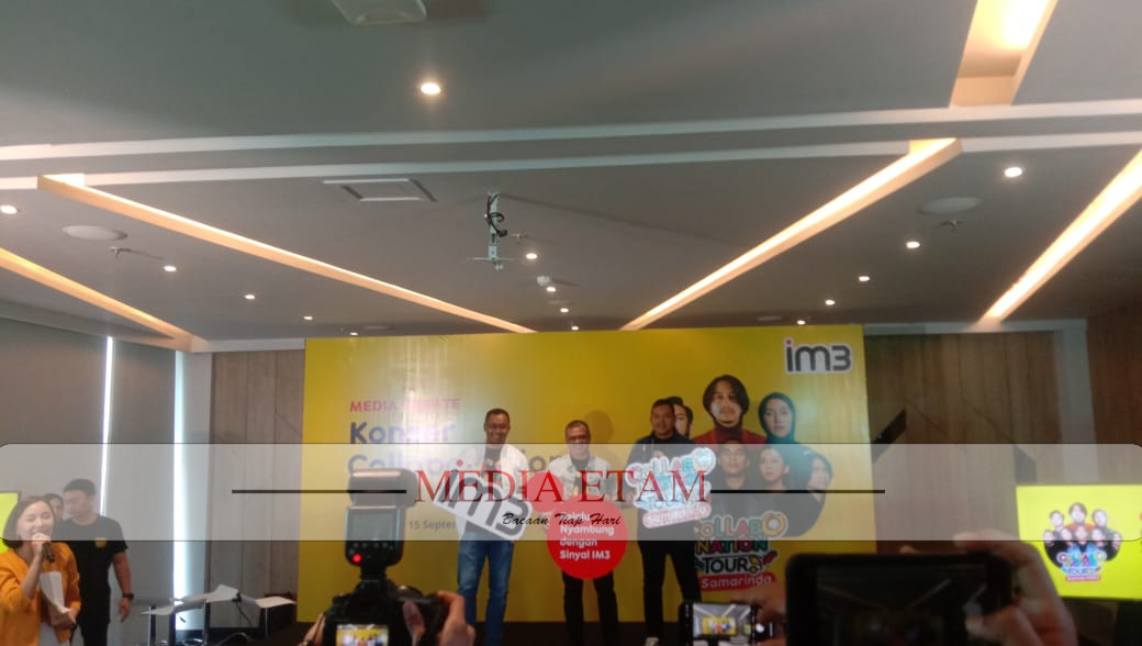 Foto : Pelaksanaan Media Update Konser Collabonation Tour IM3 2023 Kota Samarinda (Mujahid/Mediaetam.com)