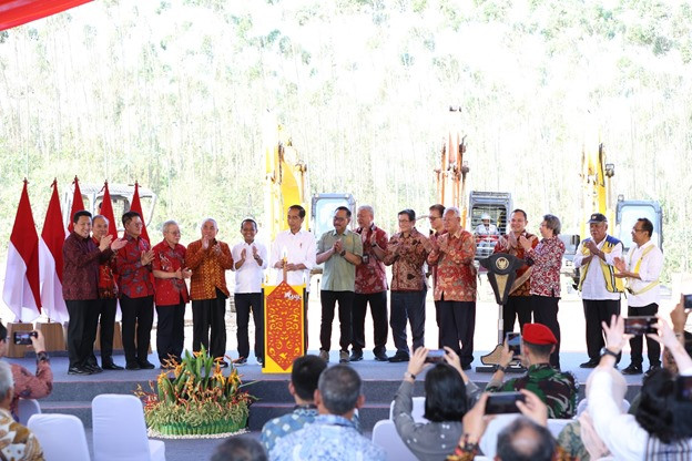acara goundbreaking di IKN (Humas Badan Otorita IKN)
