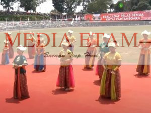 Pembukaan Erau Adat Pelas Benua 2023. (Indah, Mediaetam.com)