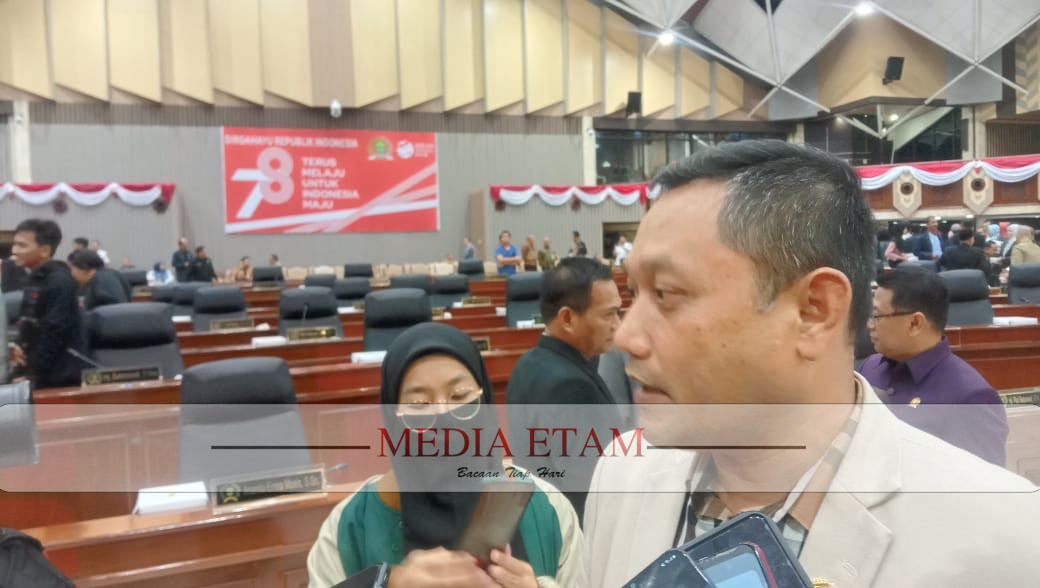 Foto : Seno Aji Wakil Ketua DPRD Kaltim (Mujahid/Mediaetam.com)
