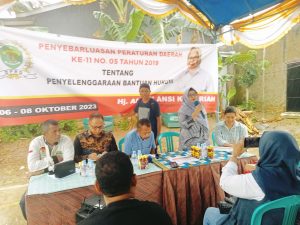 Foto : Ambulasi Komariah Saat Menggelar Sosperda Tentang Penyelenggaraan Bantuan Hukum (Dok.Istimewa)