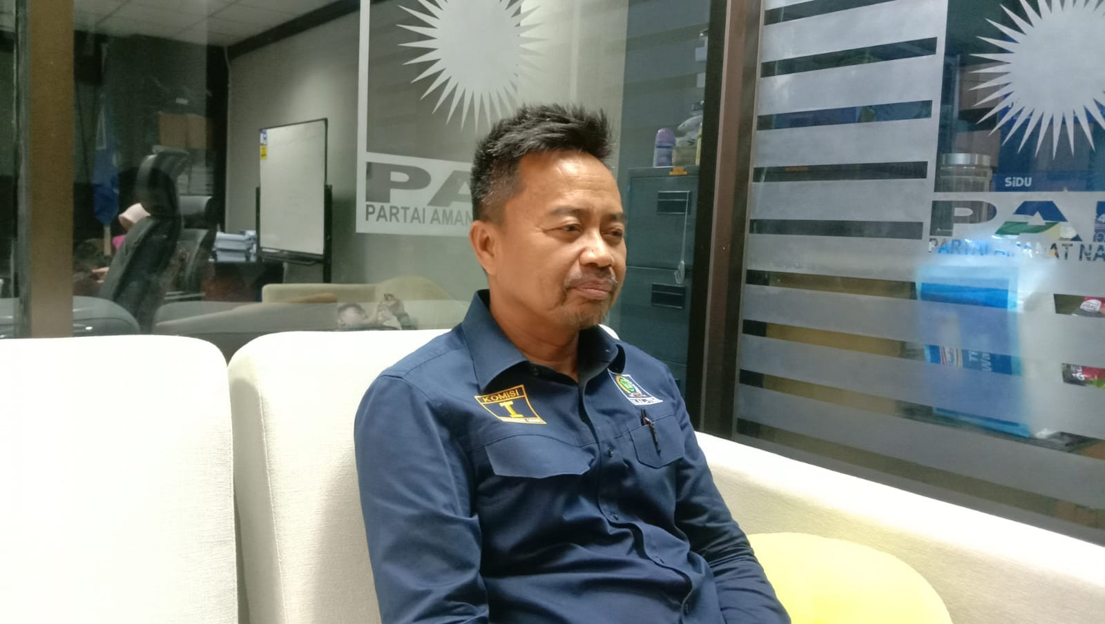 Foto : Baharuddin Demmu Ketua Komisi I DPRD Kaltim (Mujahid/Mediaetam.com)