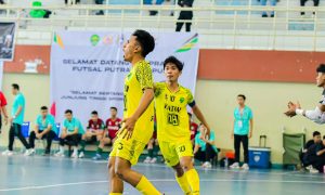 Pertandingan futsal dari tim Kaltim