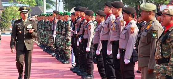 upacara HUT TNI di Kukar (Foto Istimewa)