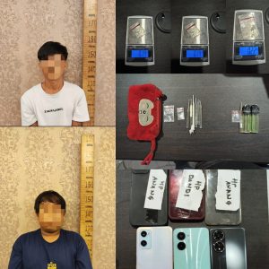 Tersangka dan barang bukti yang diamankan Polsek Palaran (Humas Polda Kaltim)