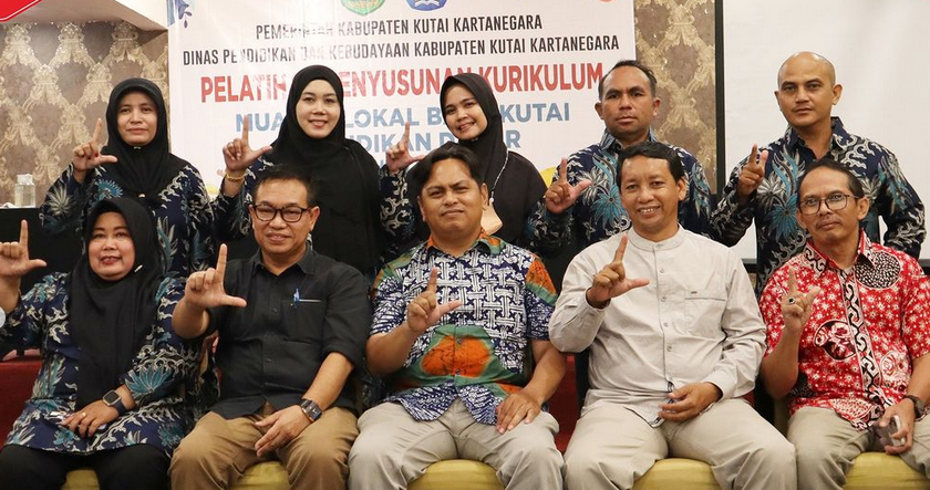 Pelatihan Penyusunan Kurikulum Bahasa Kutai beberapa waktu lalu (Foto Istimewa)