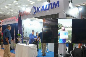 Booth Pupuk Kaltim dalam acara pameran