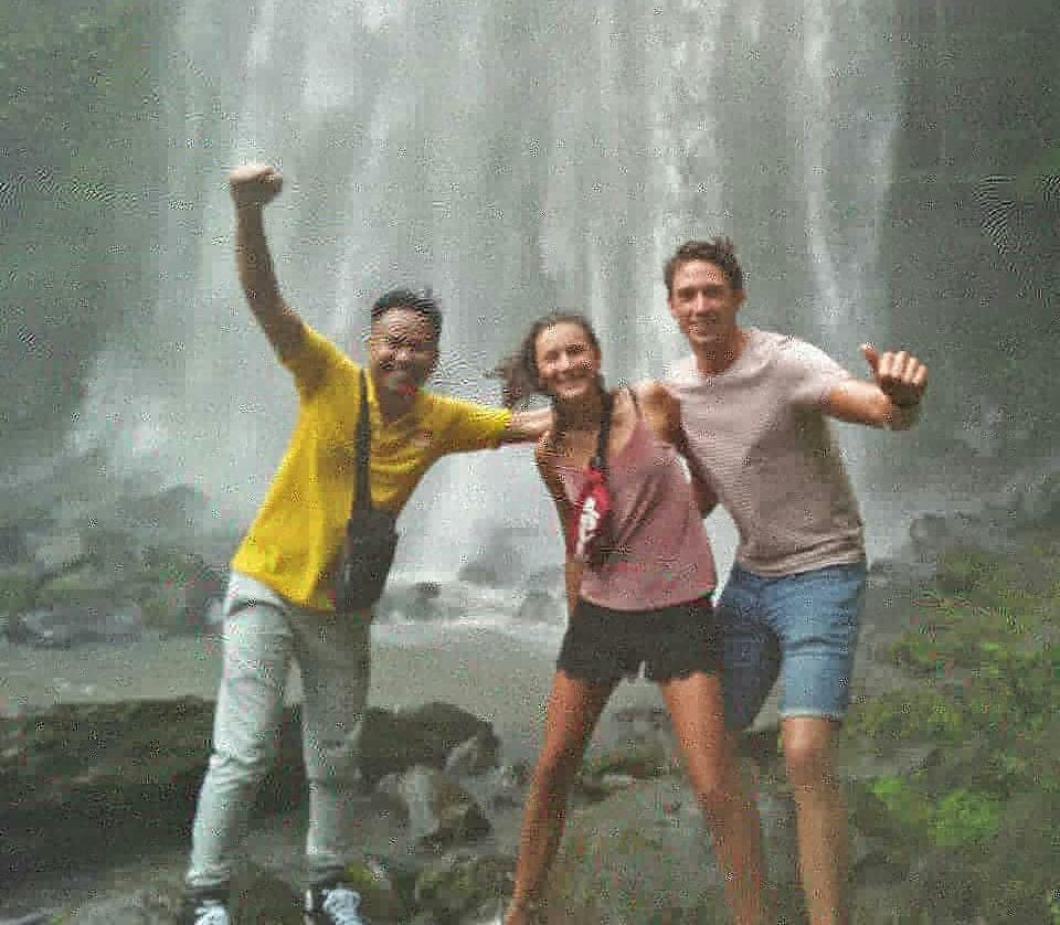 Ketua HPI Kaltim di salah satu destinasi alam yang perlu perhatian pemerintah.