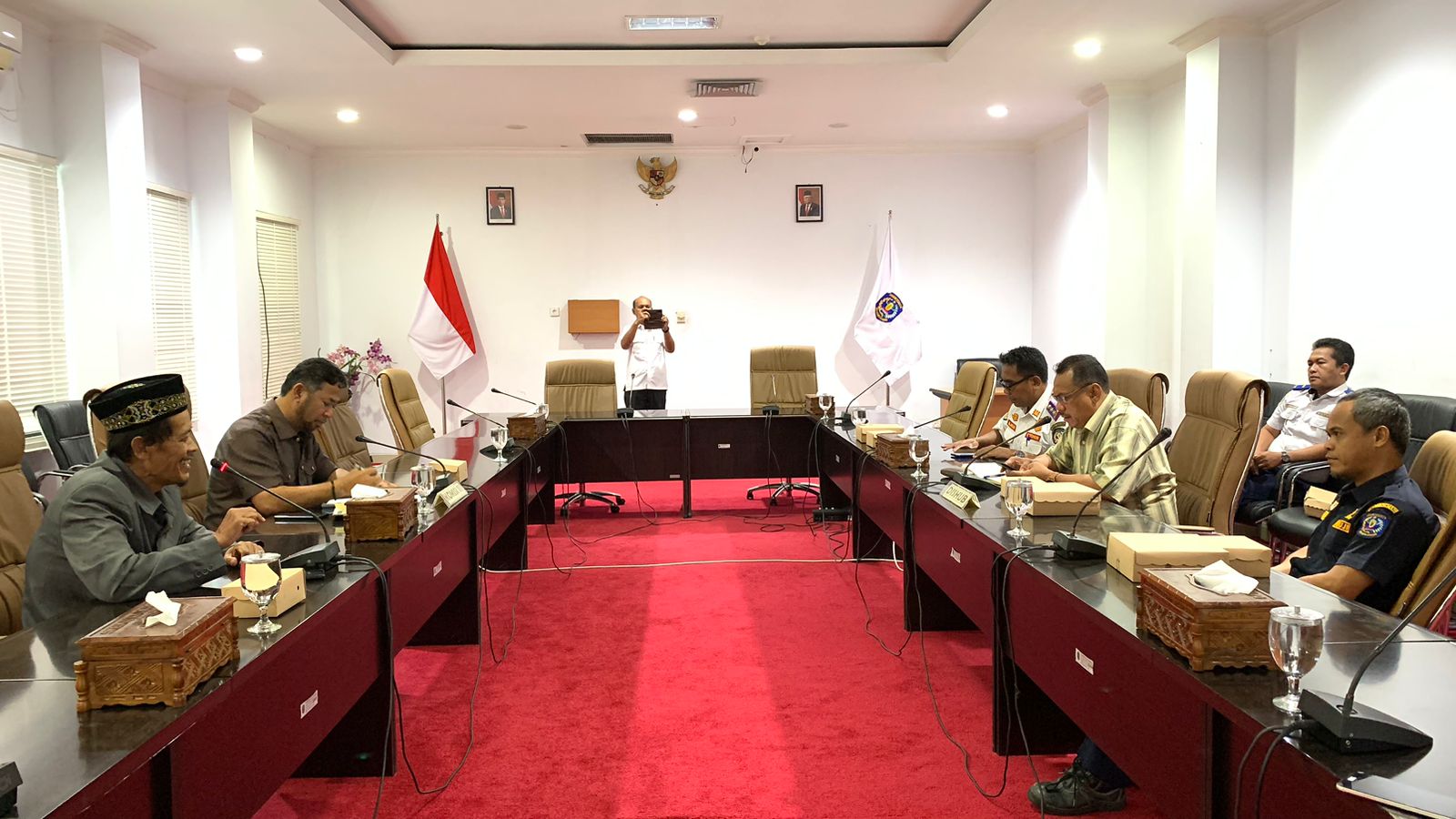Foto: Rapat Komisi III DPRD Bontang terkait dengan gedung uji kir