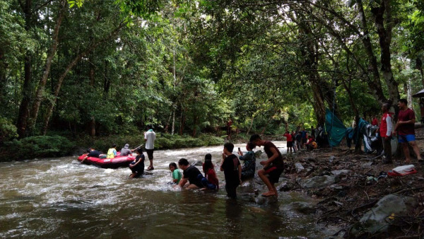 Kawasan wisata alam Batuq Bura di Desa Lakan Bilem.