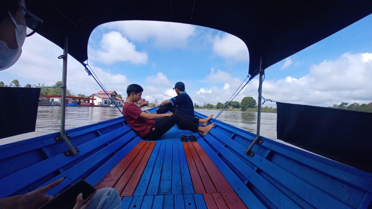 Perjalanan Menuju Danau Semayang dengan anggota Pokdarwis BMT
