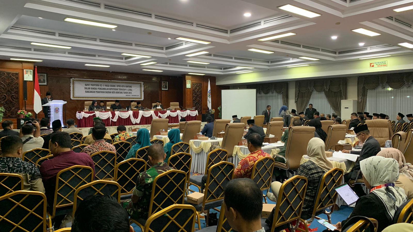 Foto: Rapat Paripurna, di Auditorium 3 dimensi