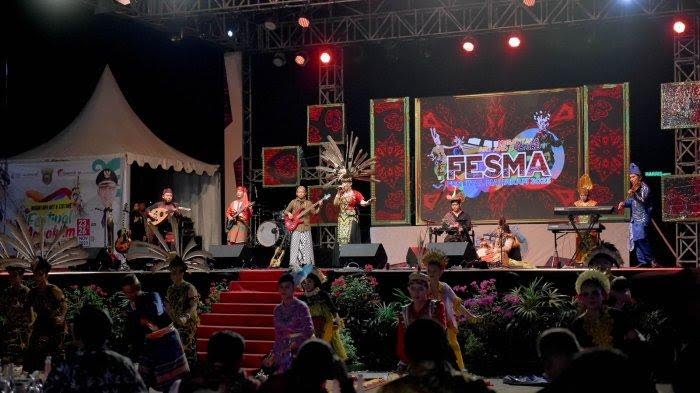 Pelaksanaan Festival Mahakam 2023 di Samarinda.