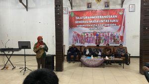 FOTO : Suasana silaturahmi kebangsaan pemuda lintas suku yang digelar Badan Kesatuan Bangsa dan Politik (Kesbangpol) Kukar. (Riadi Ganteng/Media Etam)