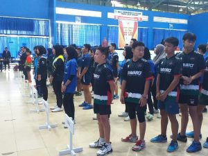 FOTO : Beginialah suasa pembukaan Turnamen Tenis Meja KONI Cup VII se-Indonesia. (Media Etam)