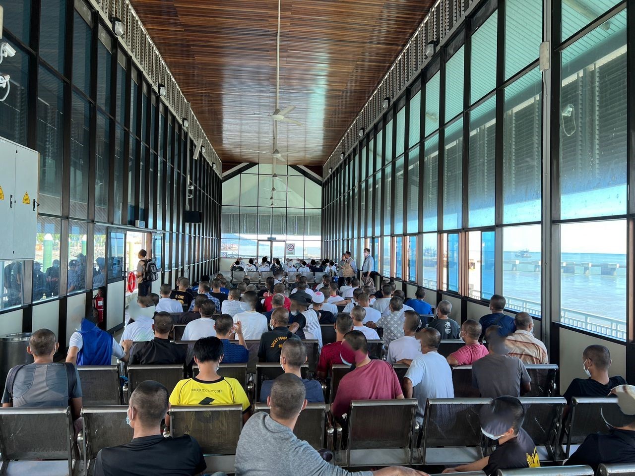 Foto WNI yang dipulangkan ke Indonesia. (dokumen kementerian luar negeri )