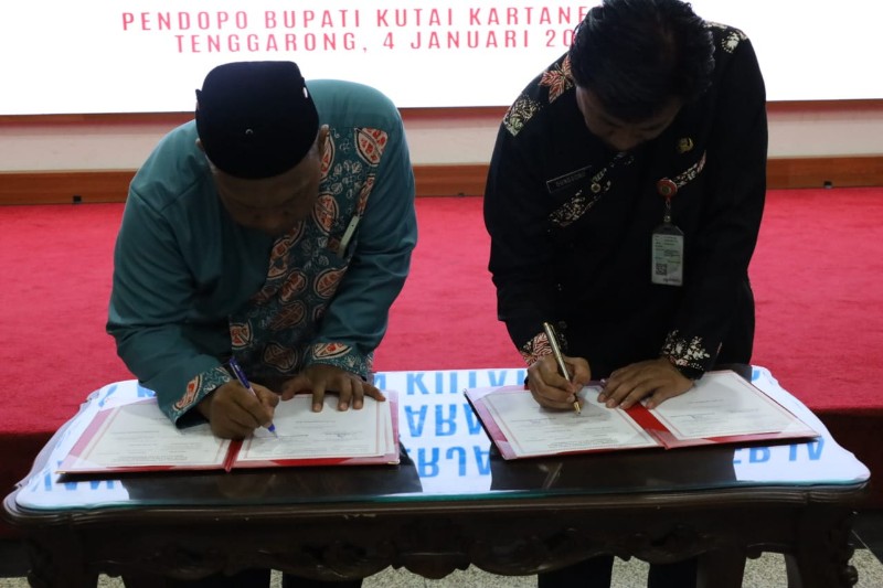 Penandatanganan perjanjian (Dok: Pemkab Kukar)