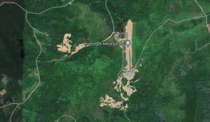 Bendungan Marangkayu direkam dari Satelit Google Maps