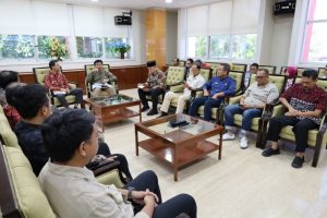 Sekda Sunggono saat menerima tamu dari BPK RI Provinsi Kaltim (Dok: istimewa)
