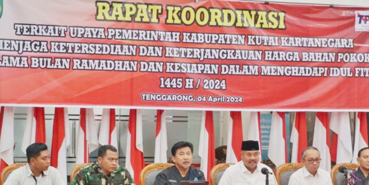 Rakor pemkab Kukar jelang Idulfitri 1445 H (Dok: Istimewa)