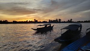 illustrasi perahu di Kukar (Mediaetam)