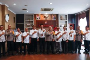 KPU Kukar, Bawaslu Kukar, dan Polres Kukar Jalin Silaturahmi Memperkuat Sinergi