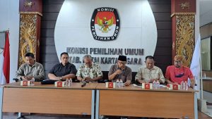 Konferensi Pers KPU Kukar