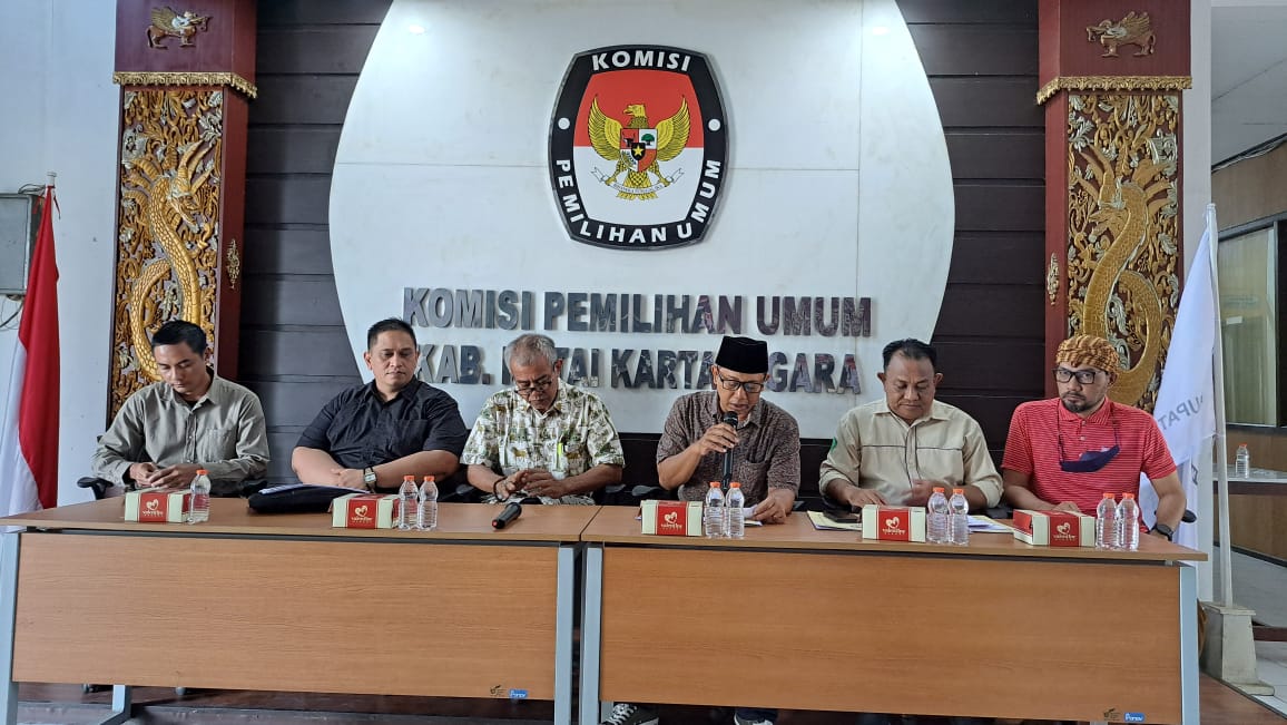 Konferensi Pers KPU Kukar
