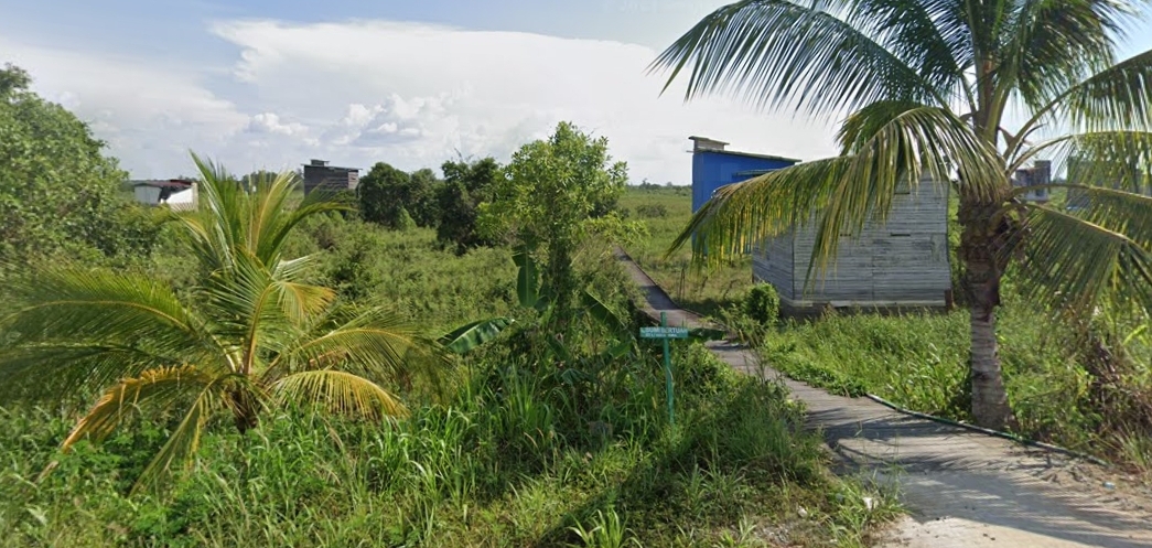 Desa Sebelimbingan, yang jadi salah satu sentra petani kratom di Kukar. (Sumber: Google Maps)