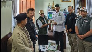 coklit di rumah Bupati Edi Damansyah. (KPU Kukar)