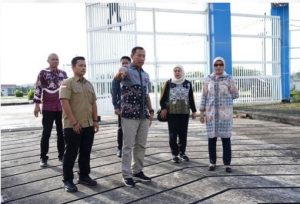 Peninjauan venue untuk pemberangkatan para kepala daerah (Dok: Pemprov Kaltim)