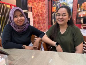 Ketua PDHI I Kaltim Intan Purwa Dewantari dan Sekretaris PDHI I Kaltim Silvana (mediaetam.com)