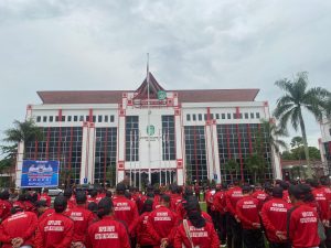 pelepasan kontingen Porprov Korpri
