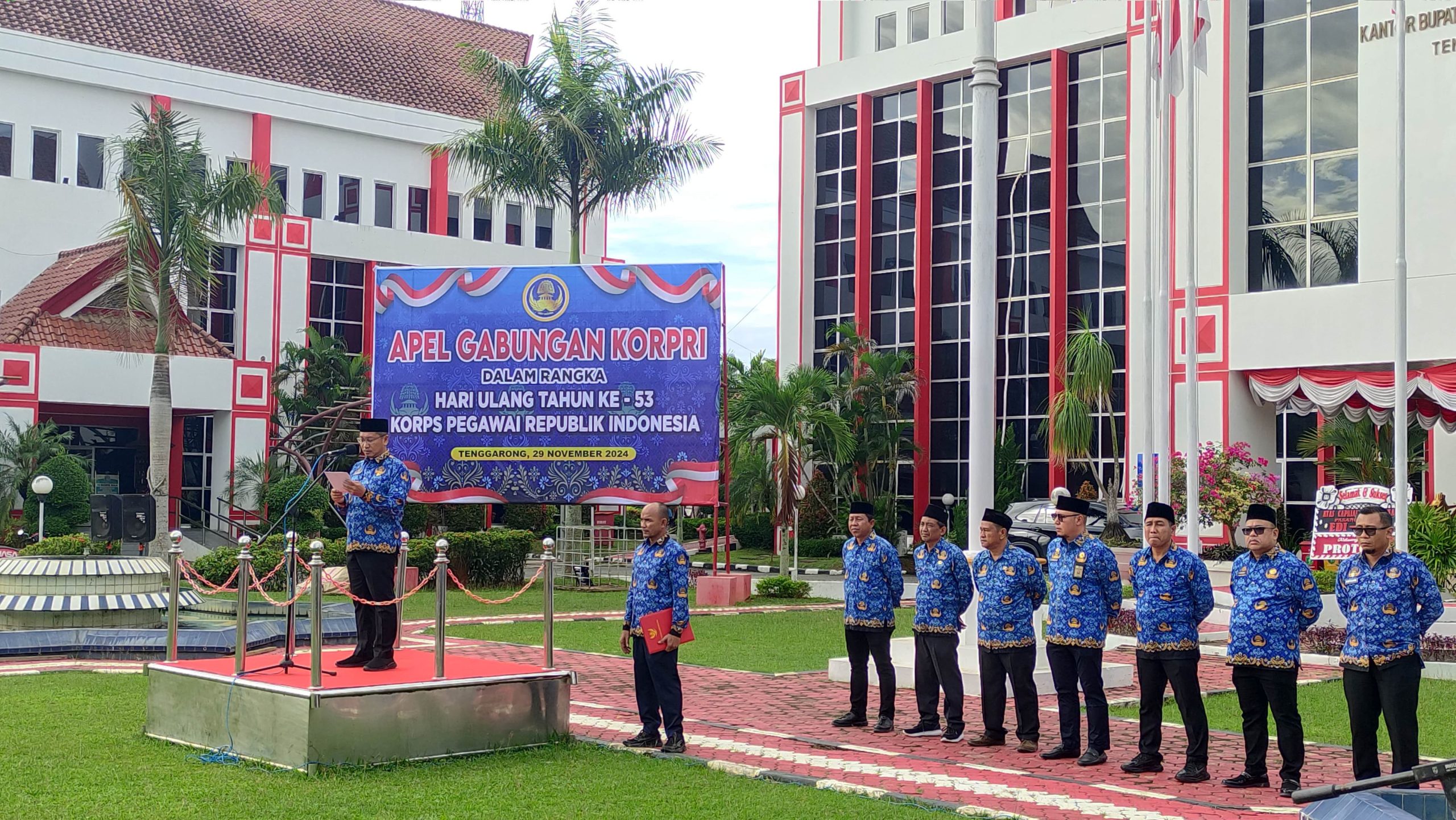 Apel HUT KORPRI (foto: Nur Fadilla Indah)