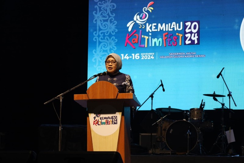 Sekda Provinsi Kaltim Sri Wahyuni Buka Acara Kemilau Kaltim Fest 2024