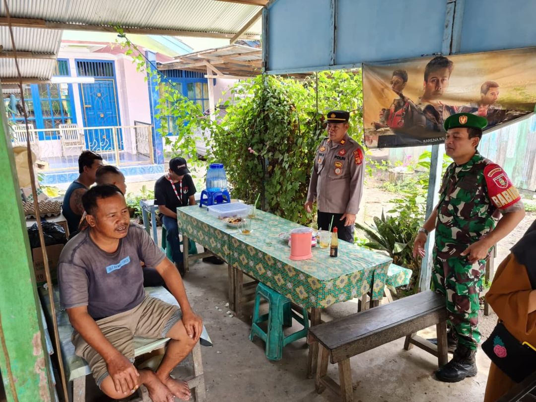 Polsek Samboja Perkuat Keamanan dengan Patroli Dialogis Gabungan