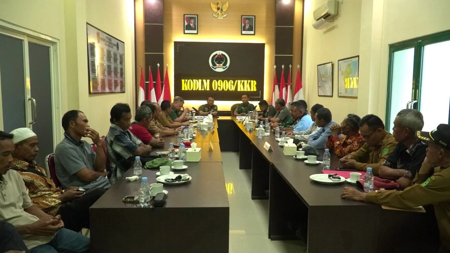 Tim Puldata Staf Ahli KASAD Tinjau Program Komsos Kodim